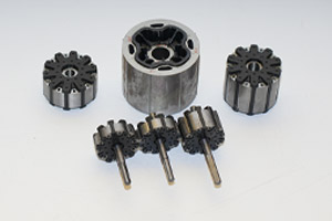 PBT encapsulated motor rotor
