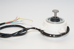 Single-phase AC encapsulated electric motor