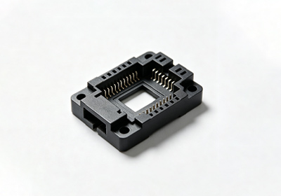Injection molding IC test socket
